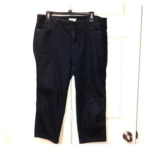 Pair Dana Buchman Capri stretch jeans